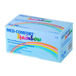 Маска защитная цветная Rainbow, Ampri МED COMFORT 02201-Mix