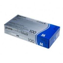 Рукавички нітрилові Ampri Pura Comfort Black 118-038-M