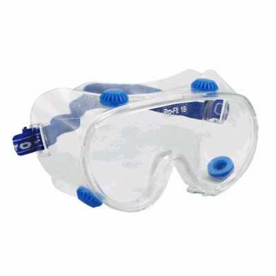 Окуляри захисні полікарбонатні з ремінцем Ampri 8101