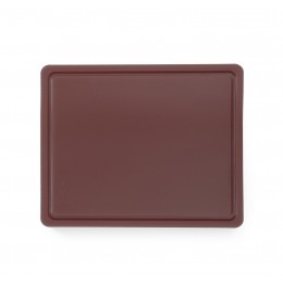 Дошка обробна Hendi HACCP GN 1/2 265x325x12 мм коричнева