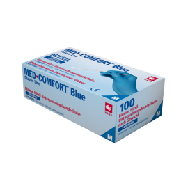 Рукавички нітрилові без пудри Med Comfort blue 01192-XXL